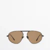 Aviator-Sonnenbrille aus Metall Aviator-Sonnenbrille aus Metall