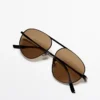 Aviator-Sonnenbrille aus Metall Aviator-Sonnenbrille aus Metall