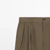 Baumwoll-Hose mit doppelten Abnähern