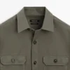 Baumwoll-Overshirt mit Taschen Baumwoll-Overshirt mit Taschen