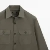Baumwoll-Overshirt mit Taschen Baumwoll-Overshirt mit Taschen