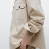 Baumwoll-Overshirt mit Taschendetails Baumwoll-Overshirt mit Taschendetails