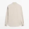 Baumwoll-Overshirt mit Taschendetails Baumwoll-Overshirt mit Taschendetails