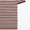 Baumwoll-Poloshirt mit gestreiften Details