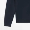 Baumwoll-Pullover mit Stehkragen und Reißverschluss Baumwoll-Pullover mit Stehkragen und Reißverschluss
