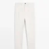 Baumwoll-Twill-Hose mit elastischem Bund