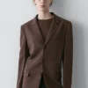 Blazer aus Kreppstoff Blazer aus Kreppstoff
