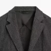 Blazer aus Wollmischung mit Fischgrätenmuster Blazer aus Wollmischung mit Fischgrätenmuster