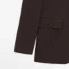 Blazer mit Taschen und Reverskragen