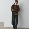Bomberjacke aus Wildleder Bomberjacke aus Wildleder