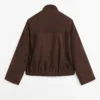 Bomberjacke aus Wildleder Bomberjacke aus Wildleder
