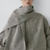 Bomberjacke mit Fleckeneffekt und Schals Bomberjacke mit Fleckeneffekt und Schals