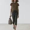 Caprihose aus Leinenmischung Caprihose aus Leinenmischung