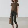 Caprihose aus Leinenmischung Caprihose aus Leinenmischung