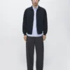 Cardigan aus 100 % Baumwolle mit Poloshirts-Kragen