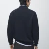 Cardigan aus 100 % Baumwolle mit Poloshirts-Kragen