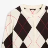 Cardigan aus Baumwolle mit Argyle-Muster Cardigan aus Baumwolle mit Argyle-Muster