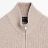Cardigan aus Baumwolle mit Reißverschluss Cardigan aus Baumwolle mit Reißverschluss