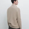 Cardigan aus Baumwolle mit Reißverschluss Cardigan aus Baumwolle mit Reißverschluss