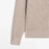 Cardigan aus Baumwolle mit Reißverschluss Cardigan aus Baumwolle mit Reißverschluss