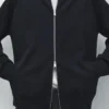 Cardigan aus Baumwollmischung mit Reißverschluss Cardigan aus Baumwollmischung mit Reißverschluss