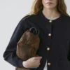 Cardigan aus Baumwollstrick mit goldenen Knöpfen