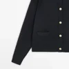 Cardigan aus Baumwollstrick mit goldenen Knöpfen