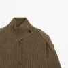 Cardigan aus Wolle mit Knopfdetails