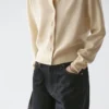 Cardigan aus Wolle mit Rundhalsausschnitt