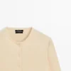 Cardigan aus Wolle mit Rundhalsausschnitt
