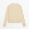 Cardigan aus Wolle mit Rundhalsausschnitt