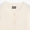 Cardigan aus Wolle mit Zopfmuster