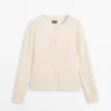 Cardigan aus Wolle mit Zopfmuster