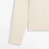Cardigan aus Wolle mit Zopfmuster