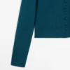 Cardigan aus Wollstrick mit verdeckten Knöpfen