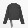 Cardigan im Wickelstil mit Spitzendetails Cardigan im Wickelstil mit Spitzendetails