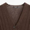 Cardigan mit Taillendetail