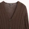 Cardigan mit Taillendetail