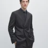 Cool Wool Zweireihiger Blazer für Anzüge Cool Wool Zweireihiger Blazer für Anzüge