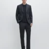 Cooler Anzug-Blazer aus Wolle Cooler Anzug-Blazer aus Wolle