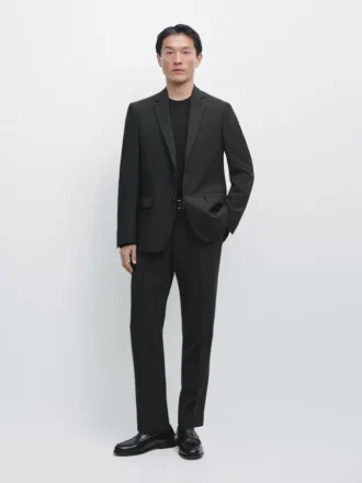 Cooler Anzug-Blazer aus Wolle