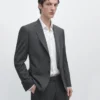 Cooler Anzug-Blazer aus Wolle Cooler Anzug-Blazer aus Wolle