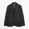 Cooler Anzug-Blazer aus Wolle Cooler Anzug-Blazer aus Wolle