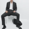 Cooler Anzug-Blazer aus Wolle Cooler Anzug-Blazer aus Wolle