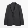 Cooler Anzug-Blazer aus Wolle Cooler Anzug-Blazer aus Wolle