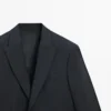 Cooler Anzug-Blazer aus Wolle Cooler Anzug-Blazer aus Wolle