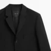 Dreiknopf-Blazer aus Wolle