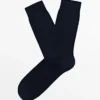 Einfarbige Socken aus Baumwollmischgewebe Einfarbige Socken aus Baumwollmischgewebe