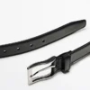 Eleganter Gürtel aus Nappaleder mit Ziernähten Eleganter Gürtel aus Nappaleder mit Ziernähten