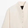 Fließendes Overshirt mit Kragen-Detail